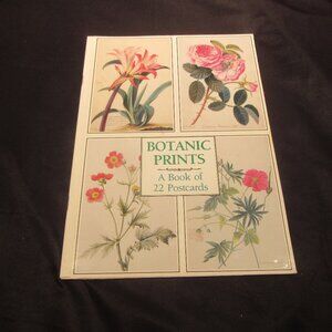 Book of 22 Floral Post Cards. New